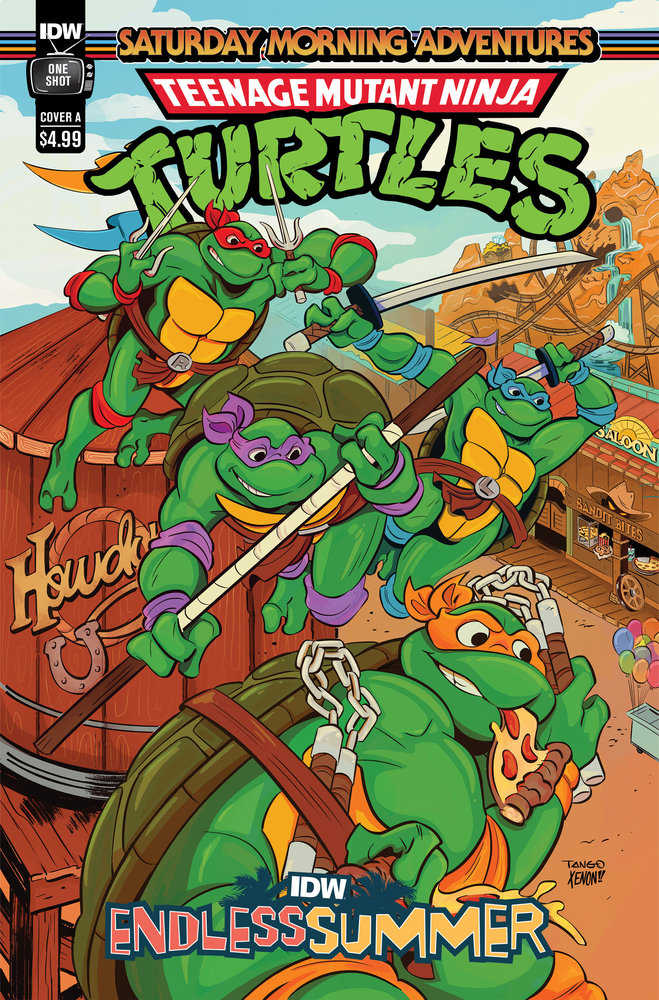 IDW Endless Summer Teenage Mutant Ninja Turtles Saturday Morning Adventures Cover A (Tango)