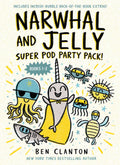 Narwhal And Jelly Super Pod Party Pack (Paperback Books 1 & 2)