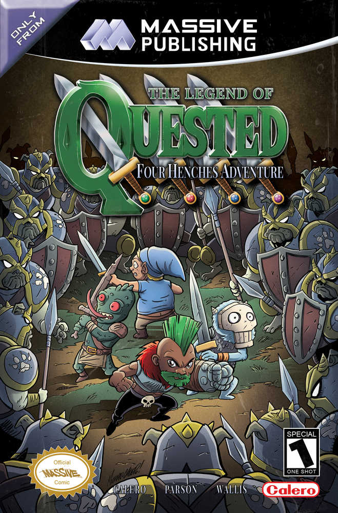 Quested The Four Henches One Shot Cover C Video Game Homage
