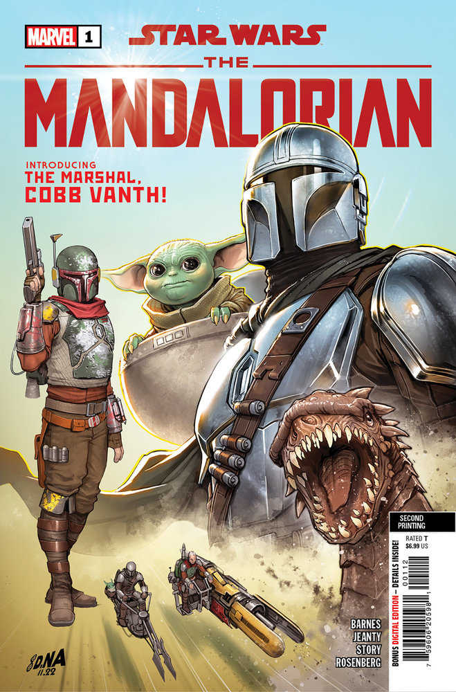 Star Wars Mandalorian 2 #1 2nd Print David Nakayama Variant