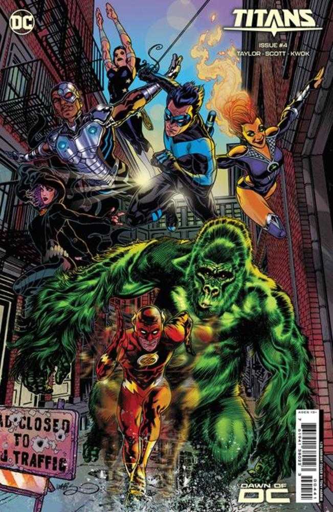 Titans #4 Cover D 1 in 25 Tony Harris Card Stock Variant