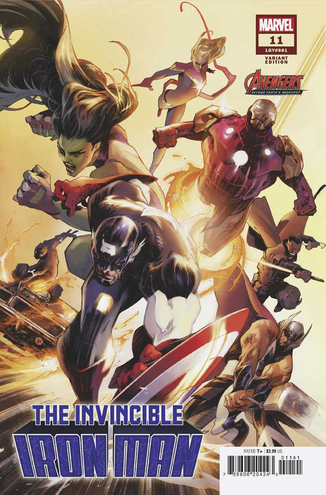 Invincible Iron Man #11 Alex Lozano Avengers 60th Variant