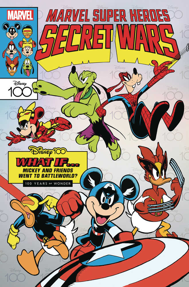 Amazing Spider-Man #37 De Lorenzi Disney100 Secret War Variant