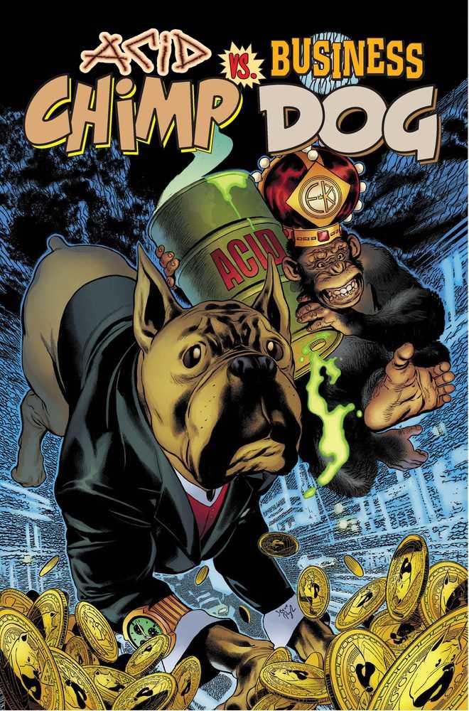 Acid Chimp vs Business Dog #1 (One Shot) Cover A Steve Pugh (Mature)