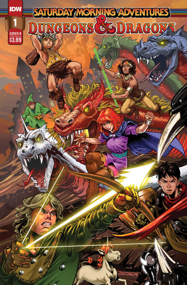 Dungeons & Dragons  Saturday Morning Adventure 2 #1 Cover B Escorzas
