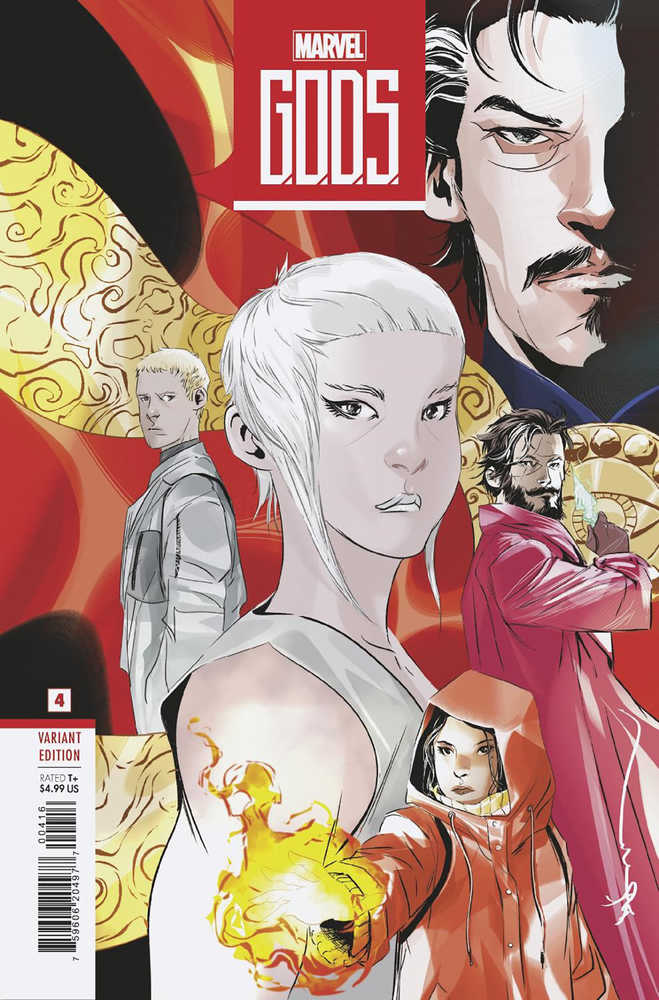 Gods #4 25 Copy Variant Edition Dustin Nguyen Variant