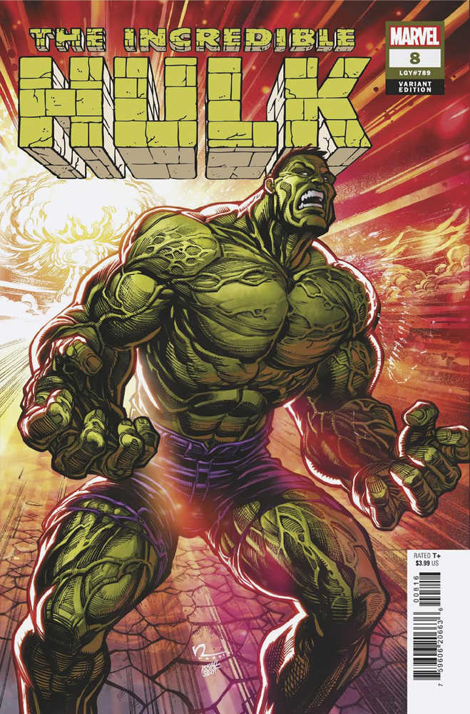 Incredible Hulk #8 25 Copy Variant Edition Chad Hardin Variant