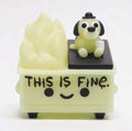 This Is Fine Glow In The Dark Vinyl Figure