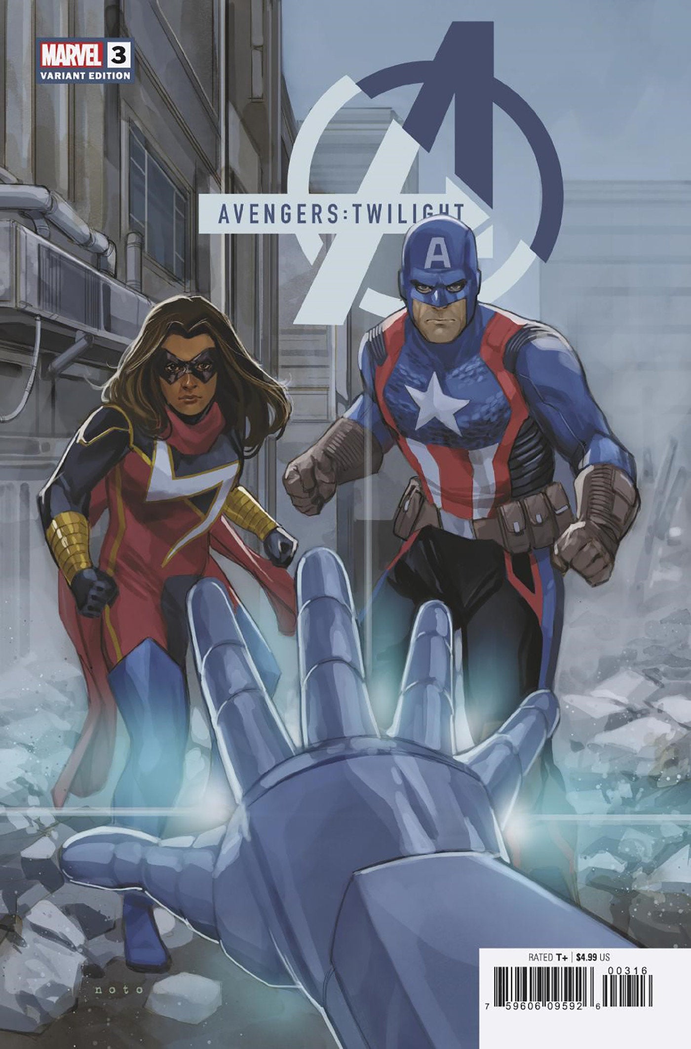 Avengers Twilight #3 25 Copy Phil Noto Variant