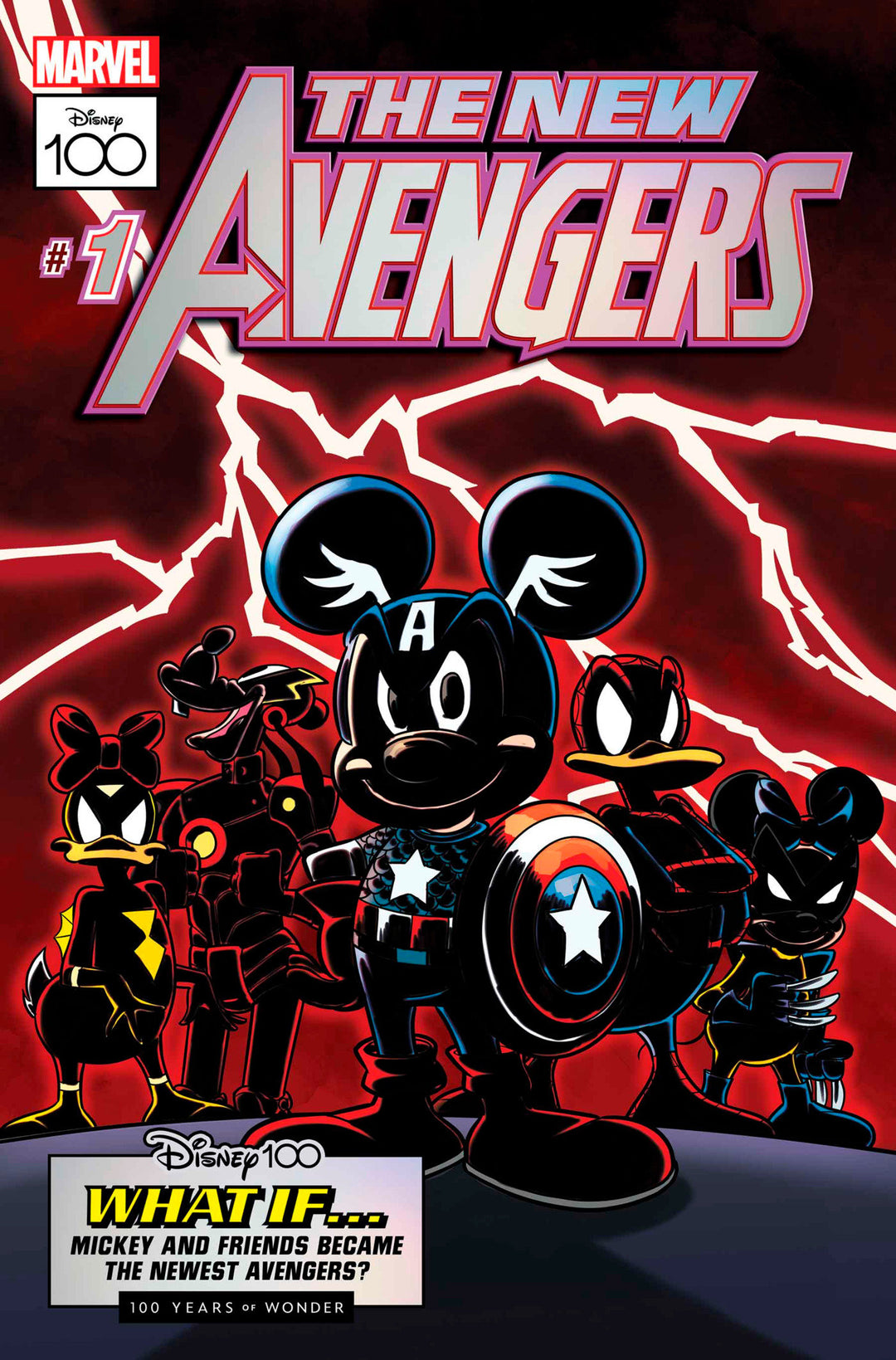 Amazing Spider-Man #25 Donald Soffritti Disney100 The New Avengers Variant