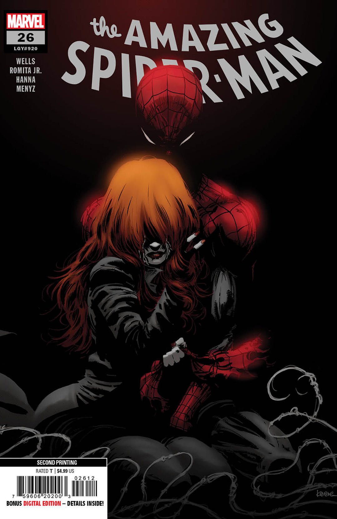 Amazing Spider-Man #26 Kaare Andrews 2nd Print Variant