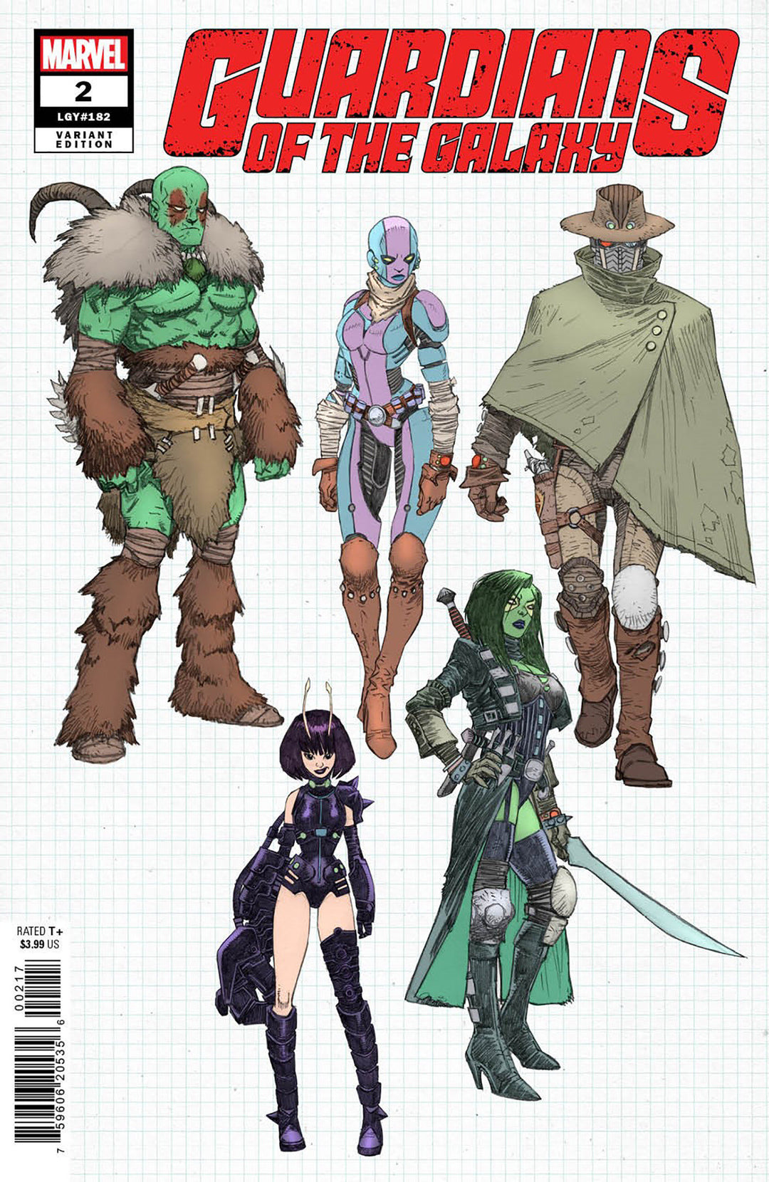 Guardians Of The Galaxy #2 10 Copy Variant Edition Kev Walker Design Variant