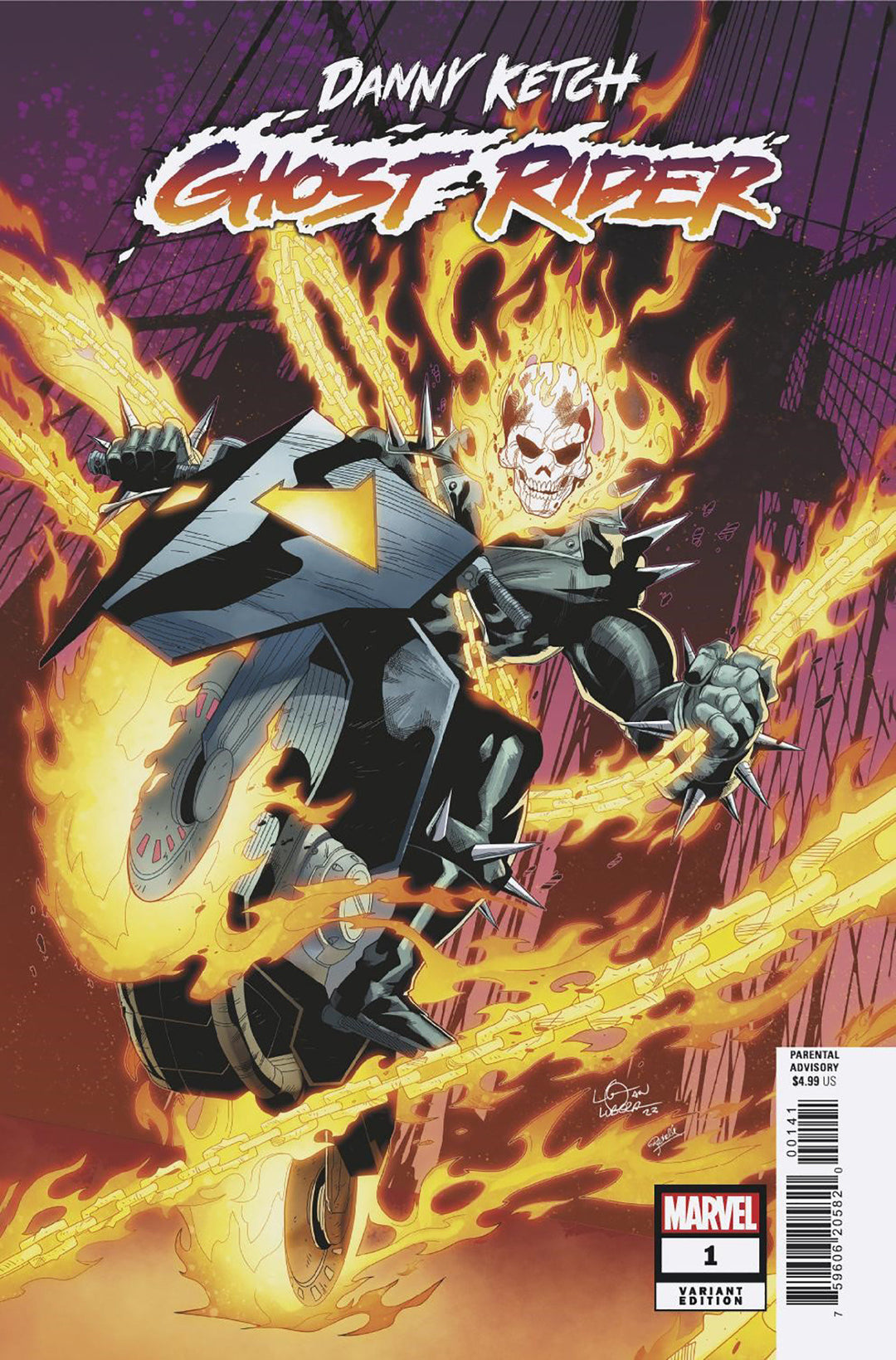 Danny Ketch Ghost Rider #1 Logan Lubera Variant
