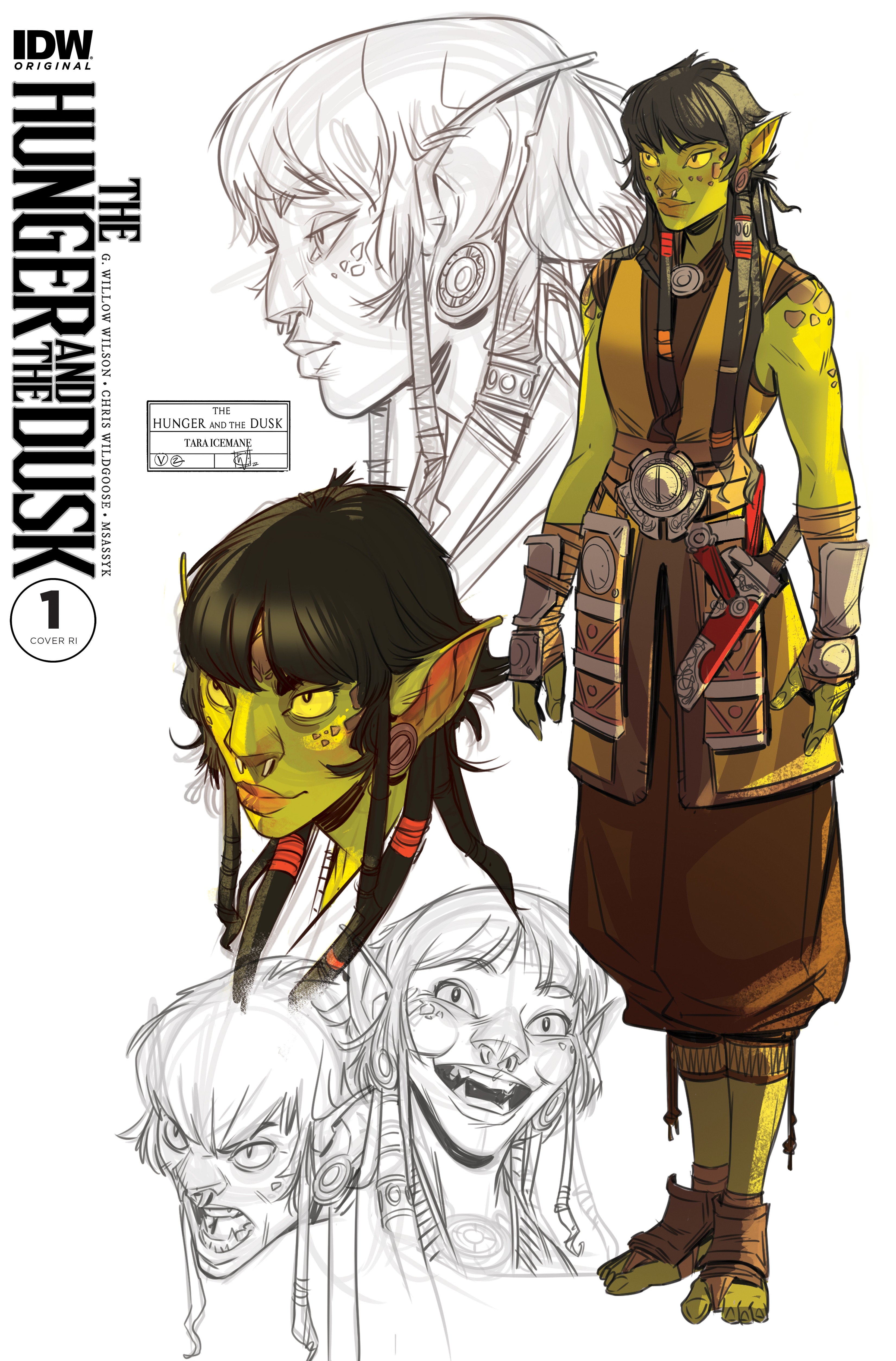 Hunger And The Dusk #1 Variant Ri (25) (Wildgoose Character Sketch)