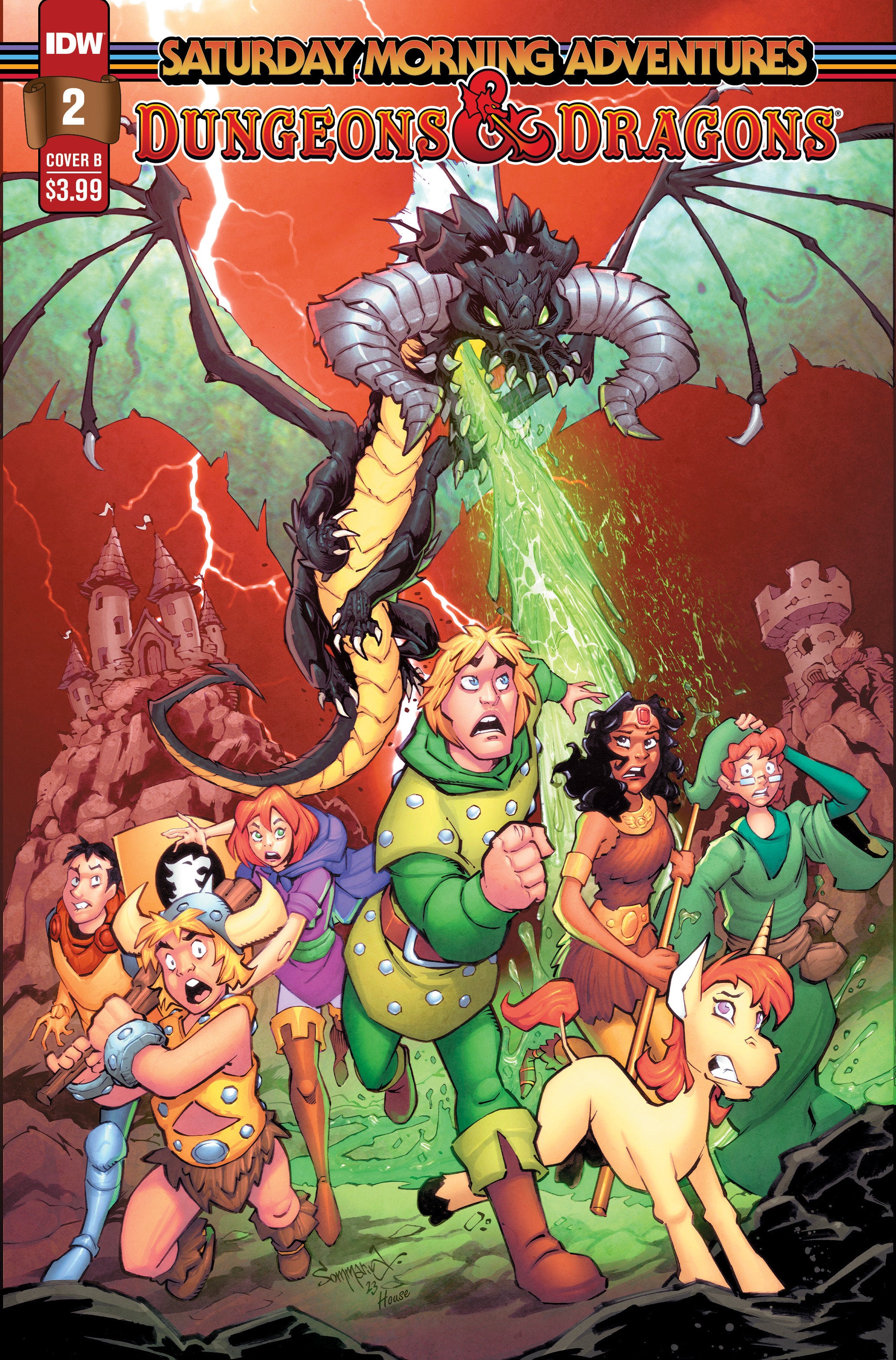 Dungeons & Dragons Saturday Morning Adventures II #2 Variant B (Sommariva)