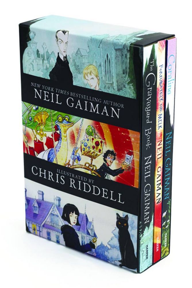 Neil Gaiman Chris Riddell Boxed Set