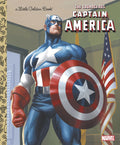 Courageous Capt America Little Golden Book