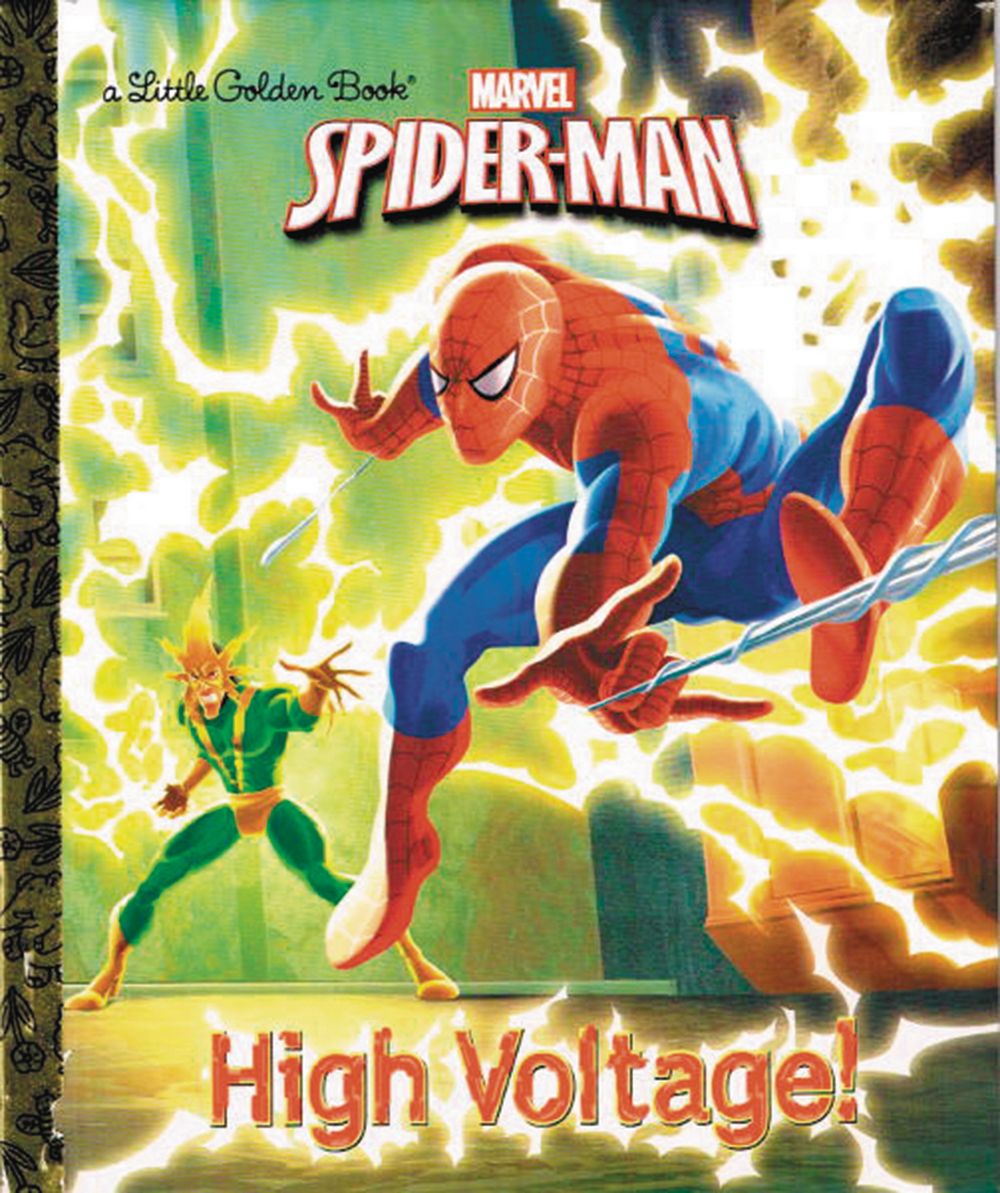Spider Man High Voltage Little Golden Book