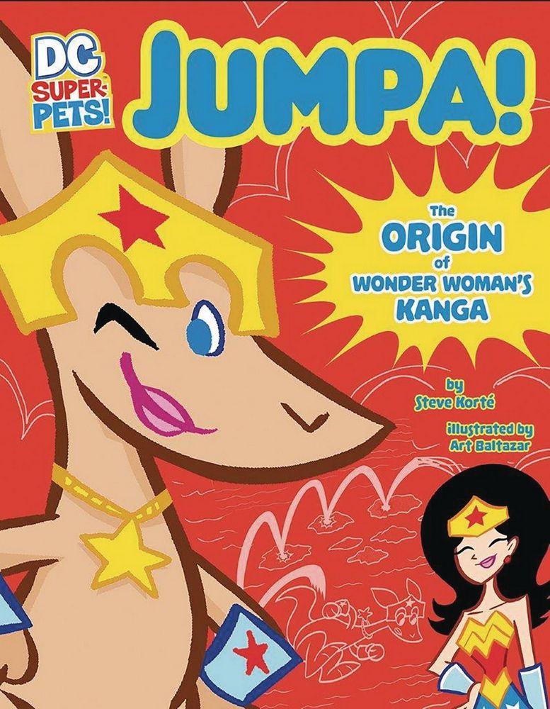 DC Super Pets Jumpa Origin of Wonder Womans Kanga
