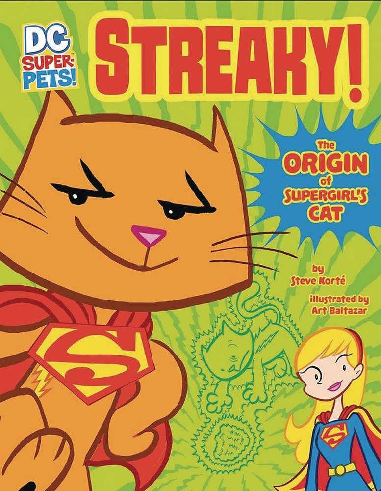 DC Super Pets Streaky Origin of Supergirls Cat