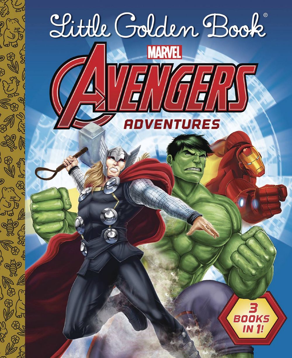 Little Golden Book Avengers Adventures HC