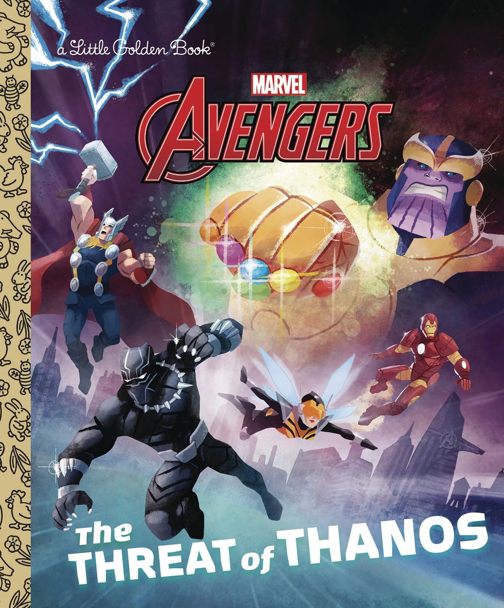 Avengers Little Golden Book Threat of Thanos HC