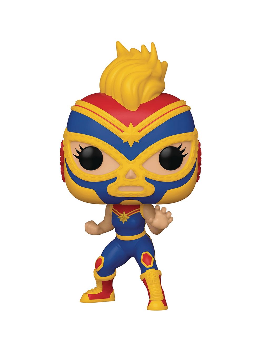 Pop Marvel Luchadores Captain Marvel Vin Fig