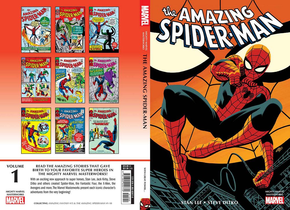 Mighty Marvel Masterworks Amazing Spider-Man GN VOL 01 Great Power Cho Cvr