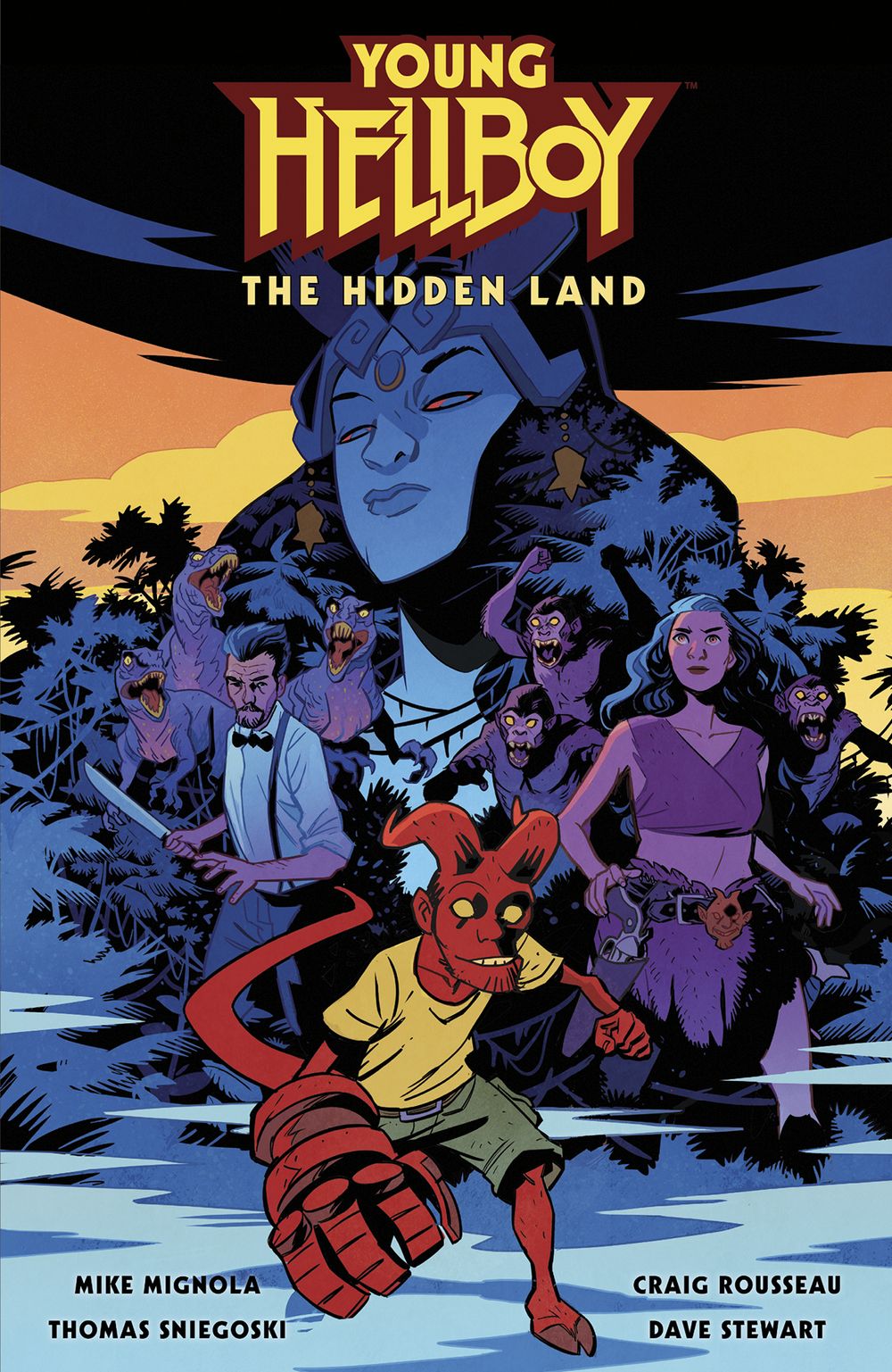 Young Hellboy the Hidden Land HC