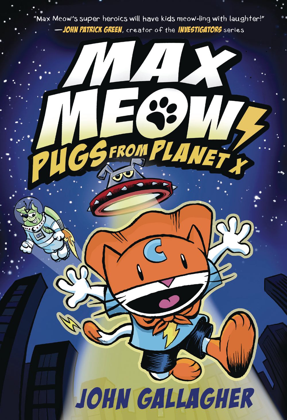 Max Meow Cat Crusader GN VOL 03 Pugs From Planet X