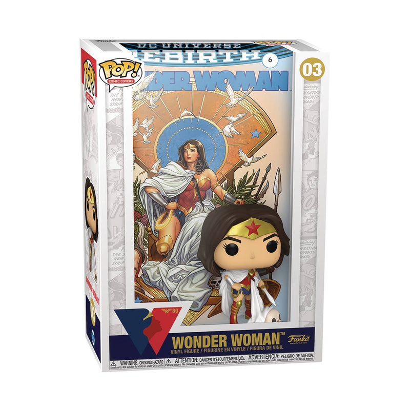 POP Vinyl Comic Cover WW 80th Rebirth On Throne