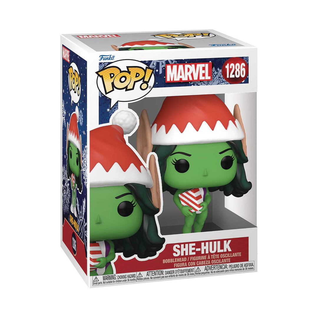Pop Marvel Holiday- She-Hulk Vinyl Figure