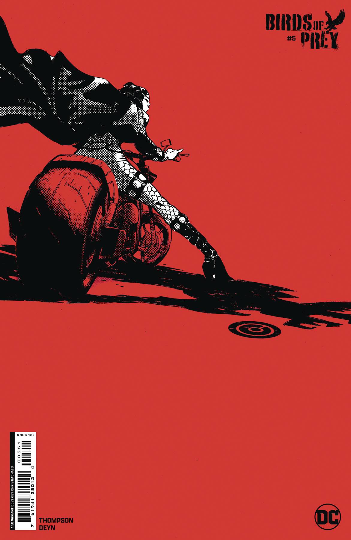 Birds Of Prey #5 Cover E 1 in 50 Chris Bachalo Card Stock Variant