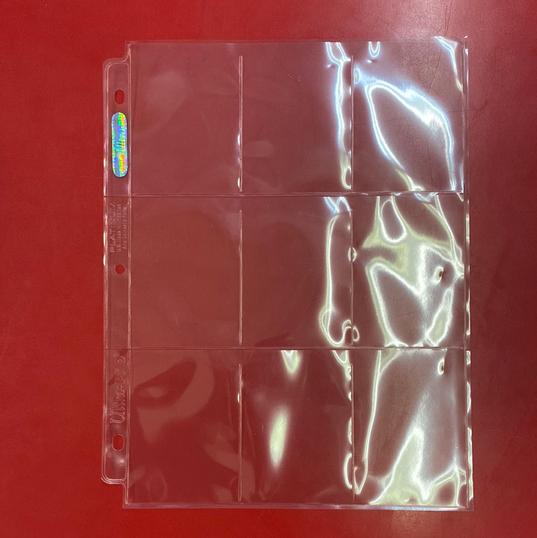 9-Pocket Card Binder Page (single) Challengers Comics 9-Pocket Card Binder Page (single) Challengers Comics