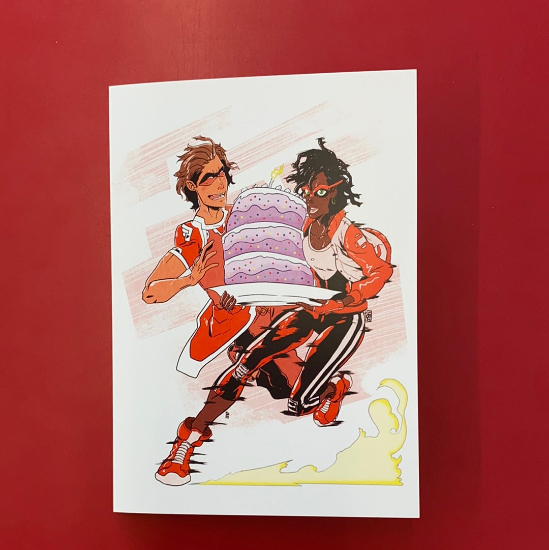 Challengers Birthday Card