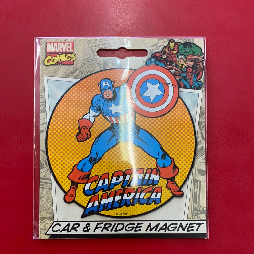 Captain America Car Magnet Figure