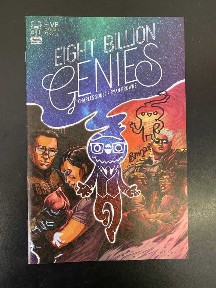 Eight Billion Genies #5 (Of 8) Cover A Browne (Mature) SIGNED and SKETCHED by RYAN BROWNE