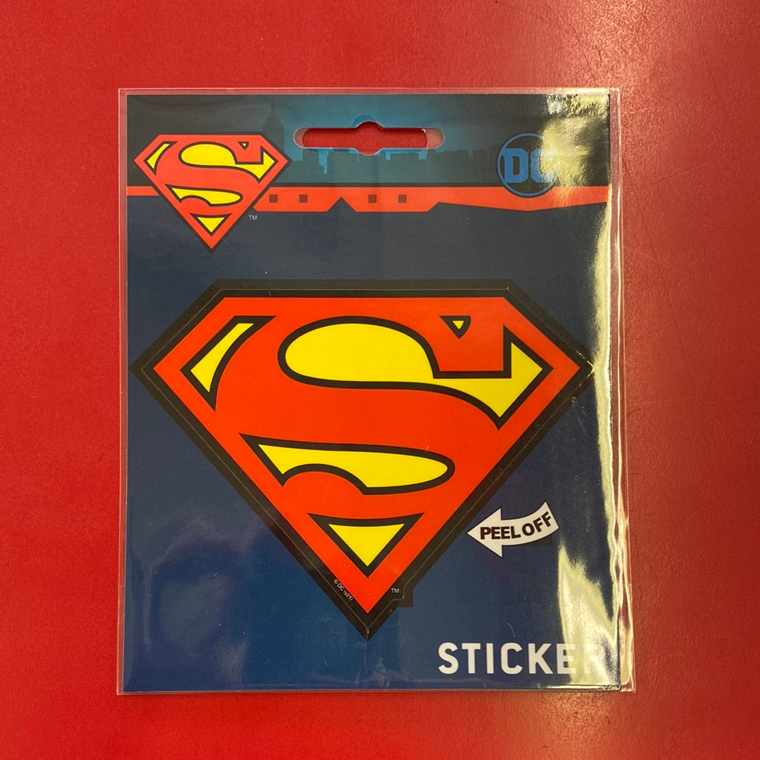 Superman Sticker Chart Superman Sticker – Challengers Comics