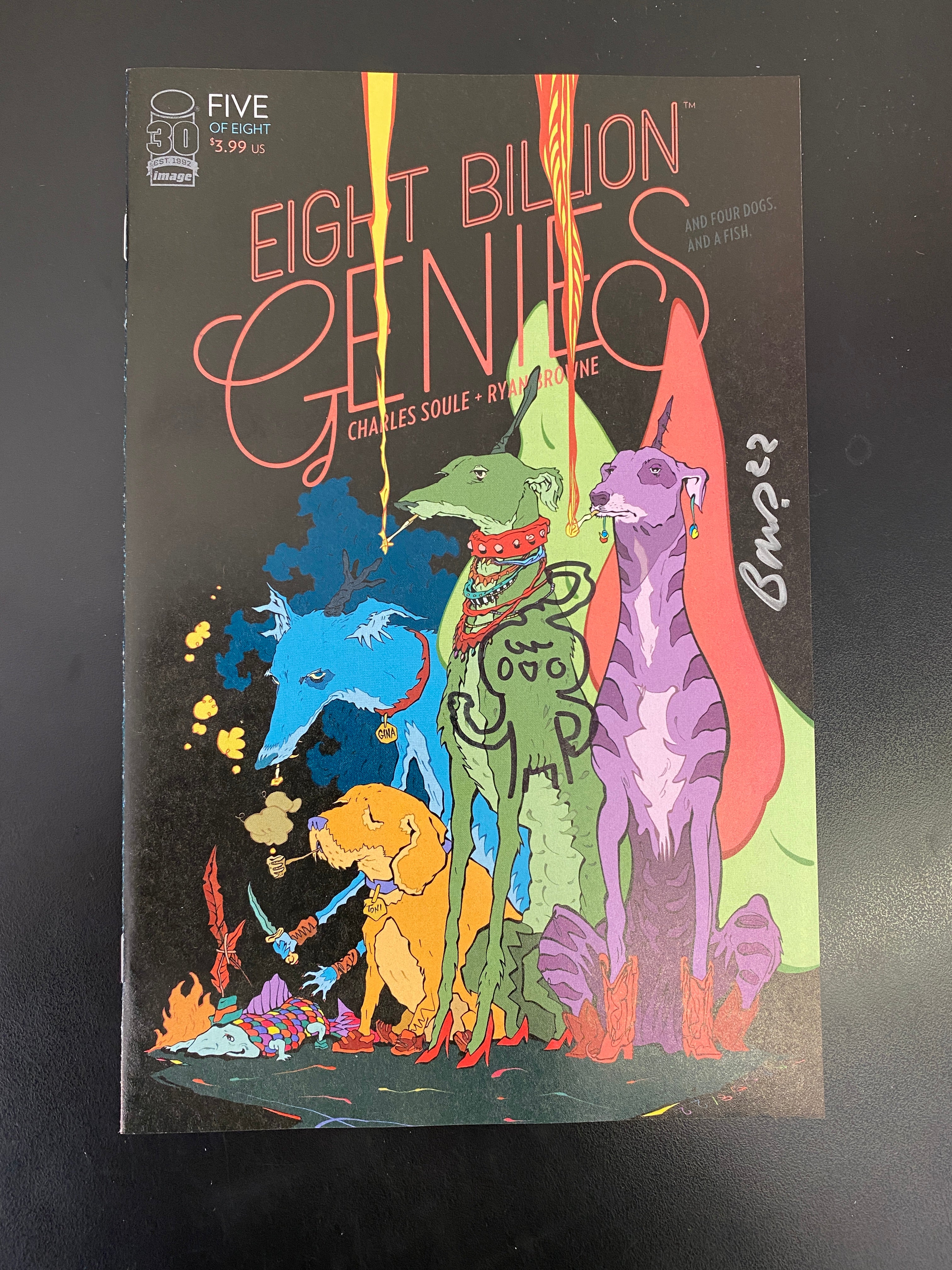 Eight Billion Genies #5 (Of 8) Cover B Moore (Mature) SIGNED and