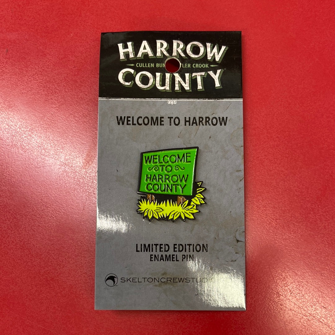 Harrow County Welcome To Harrow Enamel Pin