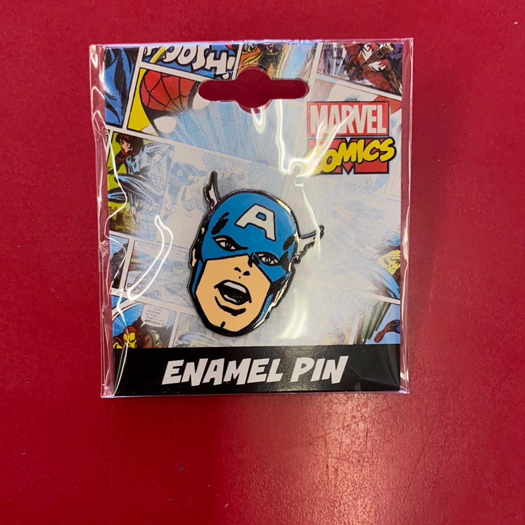Marvel Enamel Pin Cap Head