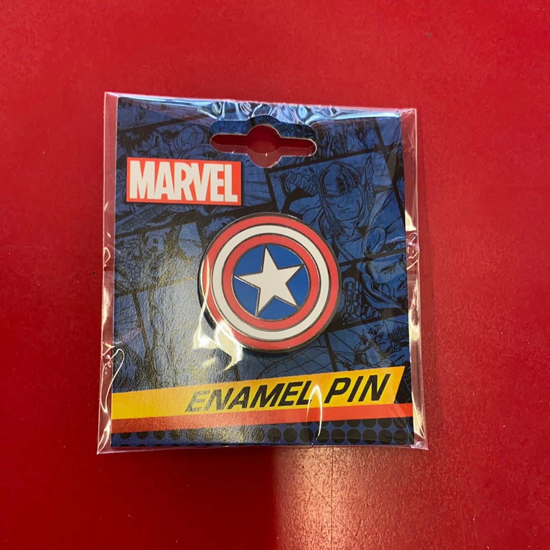 Marvel Enamel Pin Cap Shield