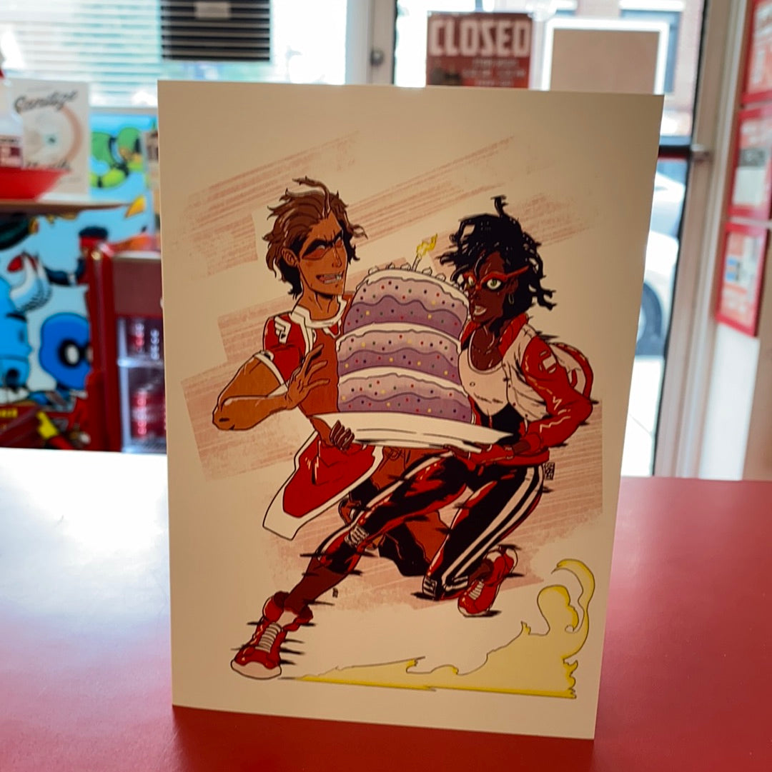 Challengers Birthday Card – Challengers Comics