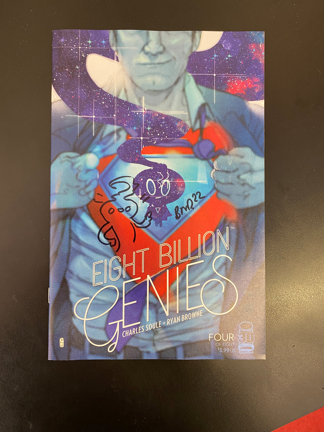Eight Billion Genies #4 (Of 8) Cover B Ward (Mature) SIGNED and SKETCHED by RYAN BROWNE
