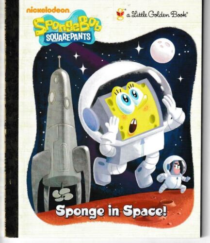 Spongebob Squarepants Sponge in Space Little Golden Book